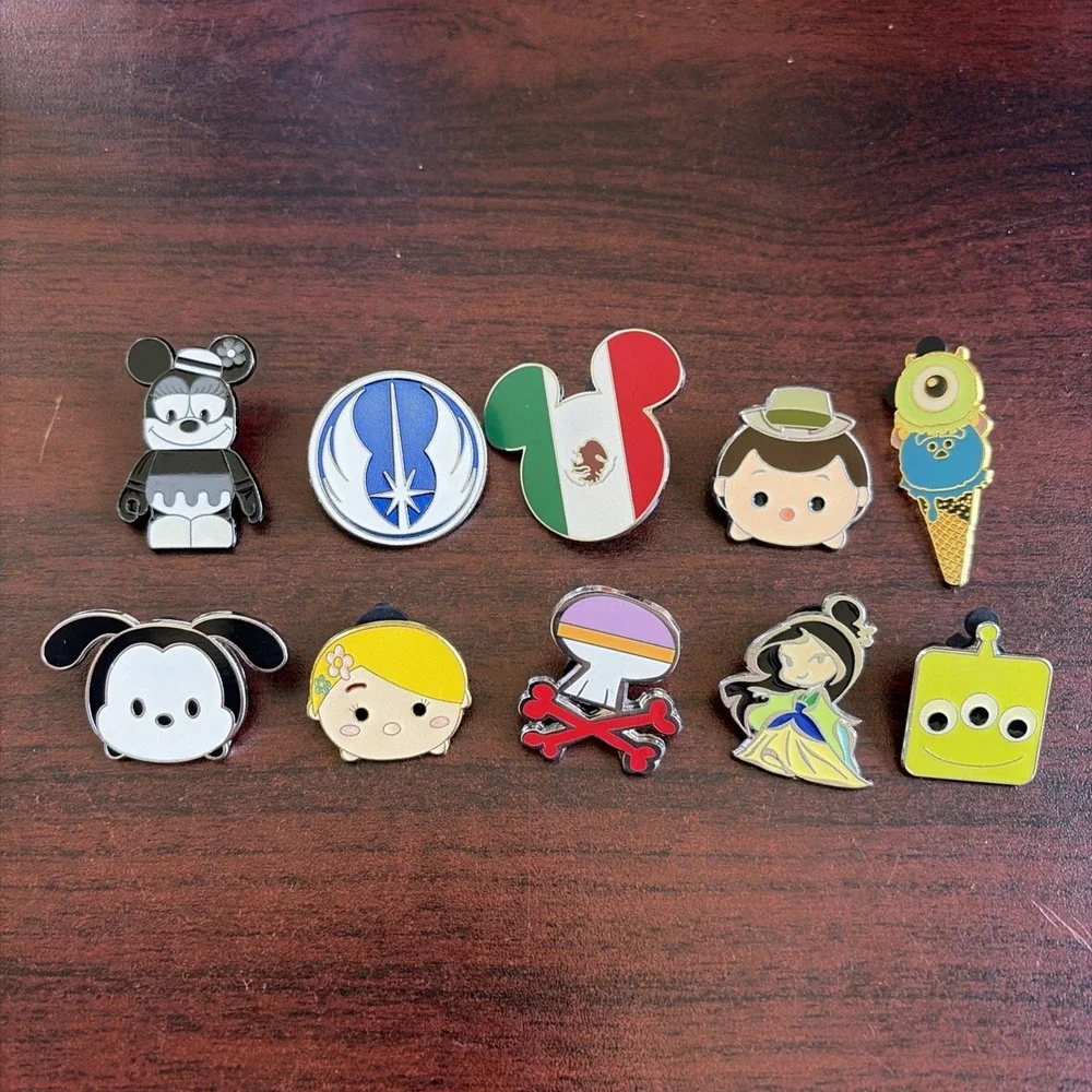 Lot Of 10 Disney Disney World Disneyland Trading Pins D61‎